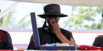 Primera Dama Martine Moise pide justicia por la muerte de su esposo.