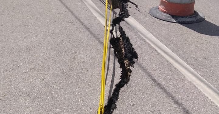 Carretera turística Gregorio Luperón sufre su primer hundimiento tras cinco meses de reinaugurada
