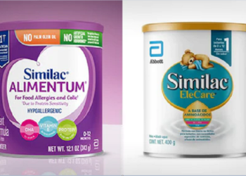 Emiten alerta sanitaria por salmonella en algunos productos de Similac, Alimentum y EleCare