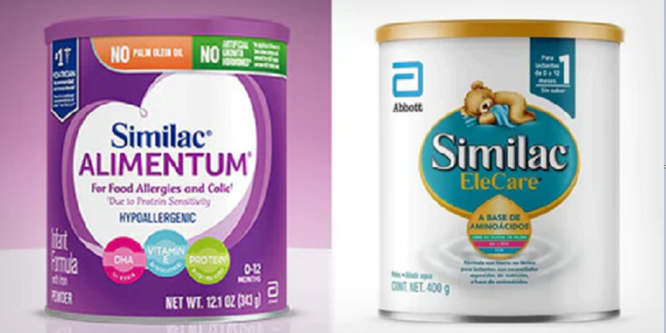 Emiten alerta sanitaria por salmonella en algunos productos de Similac, Alimentum y EleCare