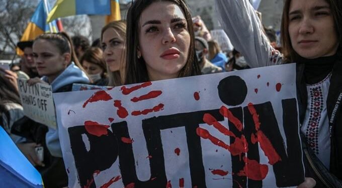 Solidaridad con Ucrania en las calles de todo el mundo