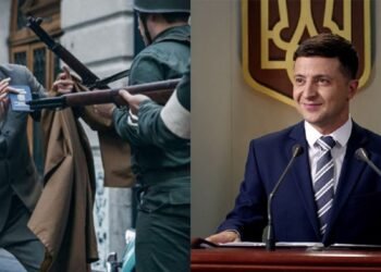 Una serie protagonizada por el presidente de Ucrania  Volodymyr Zelensky aumenta popularidad.