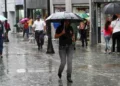 Las lluvias volverán desde este lunes al país por vaguada
