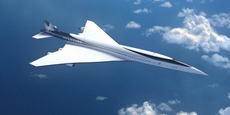 Así es el nuevo diseño del avión supersónico Overture, capaz de volar de Nueva York a Londres en 3,5 horas