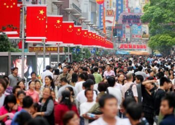 La población China se reduce en 2022