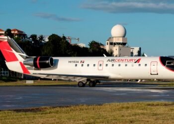Avión de linea aérea dominica procedente de Haití fue escoltado ante situación de desorden e inseguridad en ese país