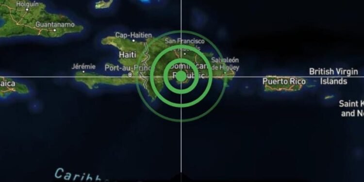 Un temblor de 5.3 grados se sintió fuerte en gran parte de República Dominicana