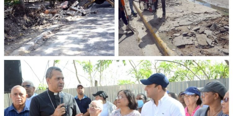 Alcalde Abel Martínez deja iniciadas nuevas obras en seis comunidades de Santiago