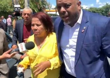 Diputada del PLD resulta herida en manifestación frente al Palacio de Justicia