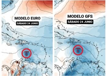 Los modelos de pronóstico GFS y EUROPEO ya se están alineando respecto a la trayectoria de la Tormenta Tropical Bret
