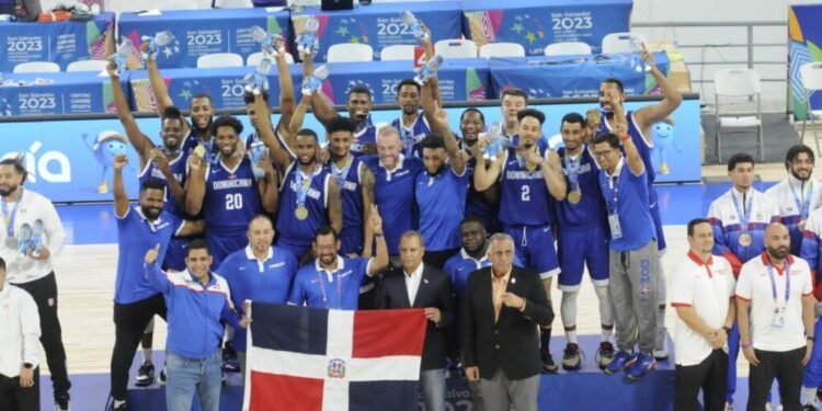 Equipo dominicano de baloncesto conquista la medalla de oro en San Salvador 2023