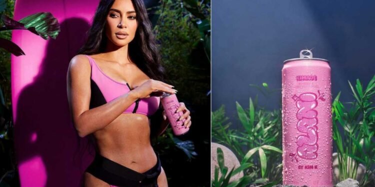 Kim Kardashian lanza su propia bebida energética Kimade