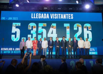Ministerio de Turismo:  por primera vez  República Dominicana recibe más de 5.3 millones de visitantes