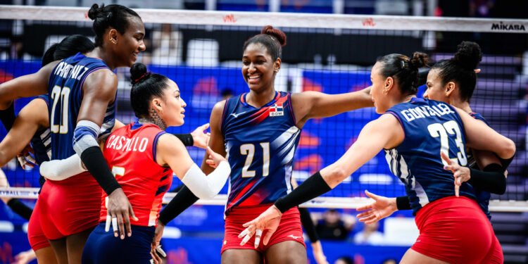 Las Reinas del Caribe vencen a Serbia en cinco sets