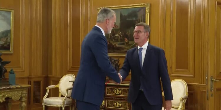 El Rey propone a Alberto Núñez Feijóo como candidato a la investidura en España