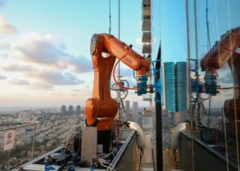 Algunos rascacielos de Nueva York ya tienen a robots limpiando sus ventanas
