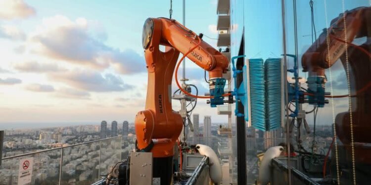 Algunos rascacielos de Nueva York ya tienen a robots limpiando sus ventanas