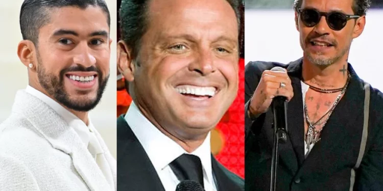 Bad Bunny, Luis Miguel y Marc Anthony, los latinos más taquilleros de la historia