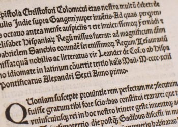 Subastaran la carta de Colón en la que anunció el descubrimiento del nuevo mundo