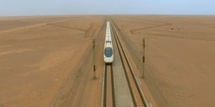 El largo tren del desierto
