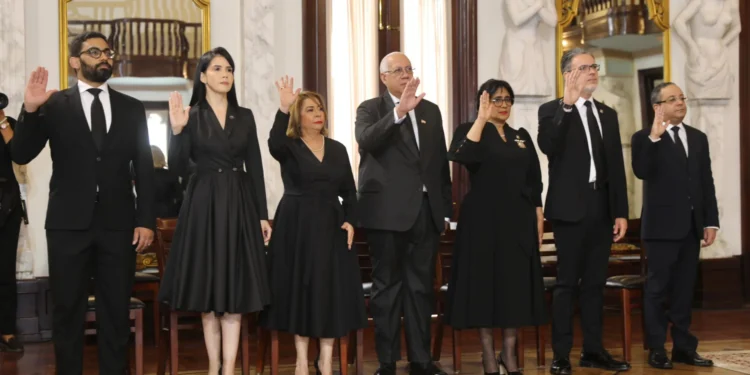 Vicepresidenta Raquel Peña juramenta los nuevos jueces del Tribunal Constitucional