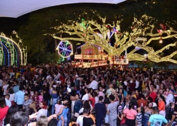 Alcaldía Santiago con atractivos para toda la familia en la Casita de Santa y Árbol de Navidad