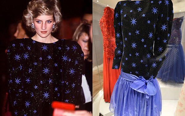 Subastan un vestido de la princesa Diana por más de 1 millón de dólares