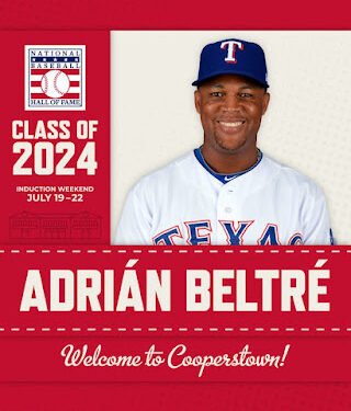 Adrián Beltré entra al Salón de la Fama de Cooperstown