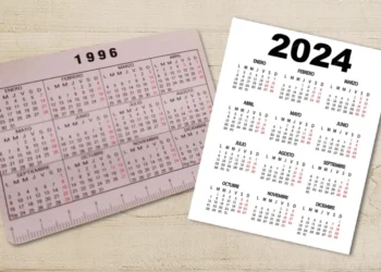 Calendarios de 1996 y 2024 son idénticos y causan sensación en internet