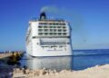 Llega el primer crucero al puerto de Cabo Rojo, en Pedernales