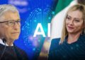 Bill Gates resalta ante Meloni la importancia de que la IA esté «en las manos correctas»