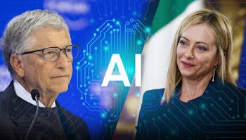Bill Gates resalta ante Meloni la importancia de que la IA esté «en las manos correctas»