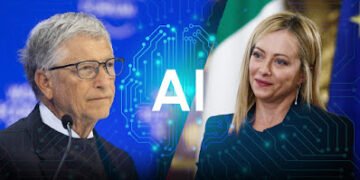 Bill Gates resalta ante Meloni la importancia de que la IA esté «en las manos correctas»