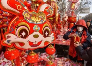 La llegada del Año Nuevo Lunar se celebra en el este de Asia