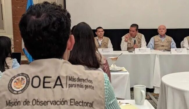 Observadores de la OEA hacen críticas a la compra de votos