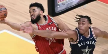 ALL STAR NBA: Karl Towns fue el máximo anotador con 50 puntos