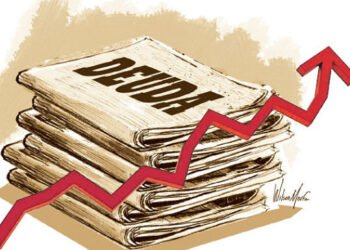 Deuda aún no baja a nivel antes Covid-19