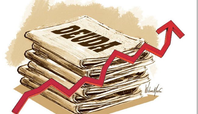 Deuda aún no baja a nivel antes Covid-19