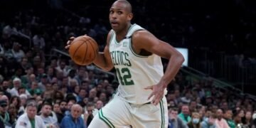 Al Horford llega a los 14 mil puntos en paliza de Celtics a Warriors