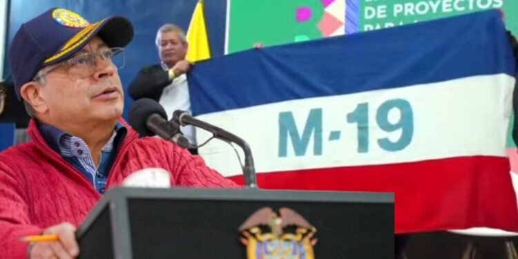 Petro pide exhibir la bandera de la guerrilla del M-19 en un acto público