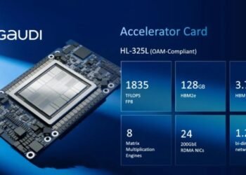 Intel lanza último chip de inteligencia artificial para competir contra Nvidia