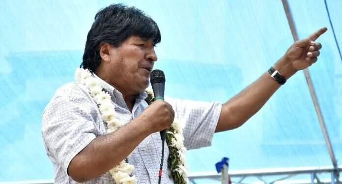 Evo Morales advierte que será candidato presidencial «a las buenas o a las malas»