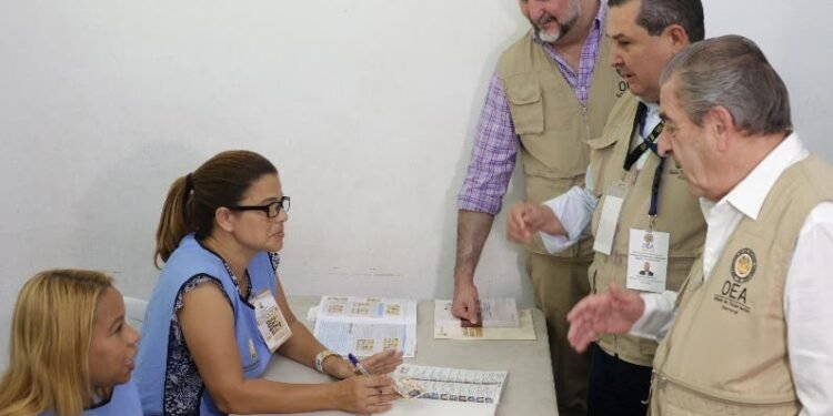 Jefe Misión OEA califica de cívico proceso electoral