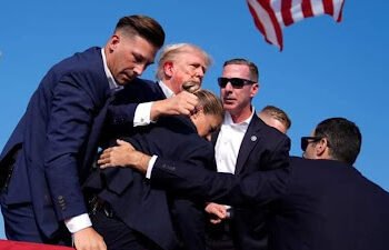 Trump: “Escuché un zumbido, disparos y sentí la bala atravesando la piel”