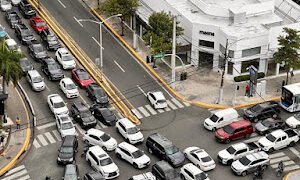 Caos en la capital dominicana por apagón de semáforos