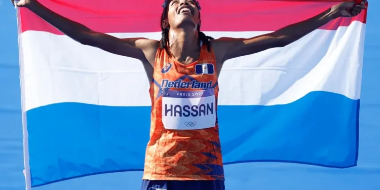 Sifan Hassan, campeona con récord olímpico del maratón femenino