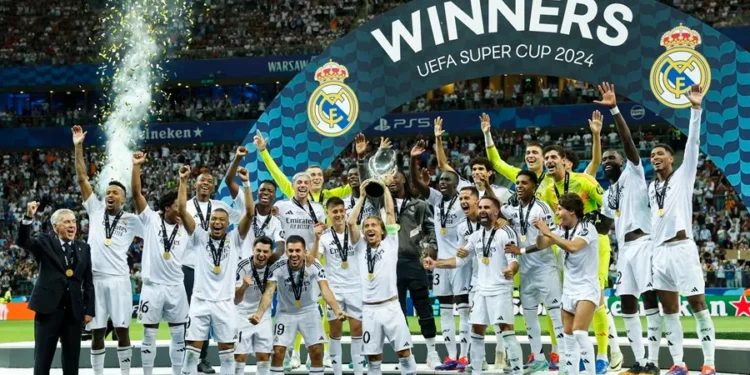 2-0: El Real Madrid firma su sexta Supercopa, Mbappé un debut soñado