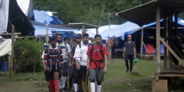 Ubican campamento clandestino de migrantes irregulares en selva panameña del Darién