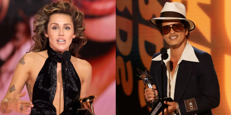 Demandan a Miley Cyrus por copiar partes de un tema de Bruno Mars en «Flowers»