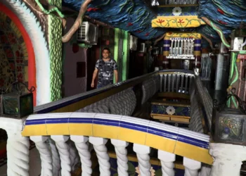 El templo “de hacer el amor”, uno de los moteles que hospeda a delegados de COP16 en Cali